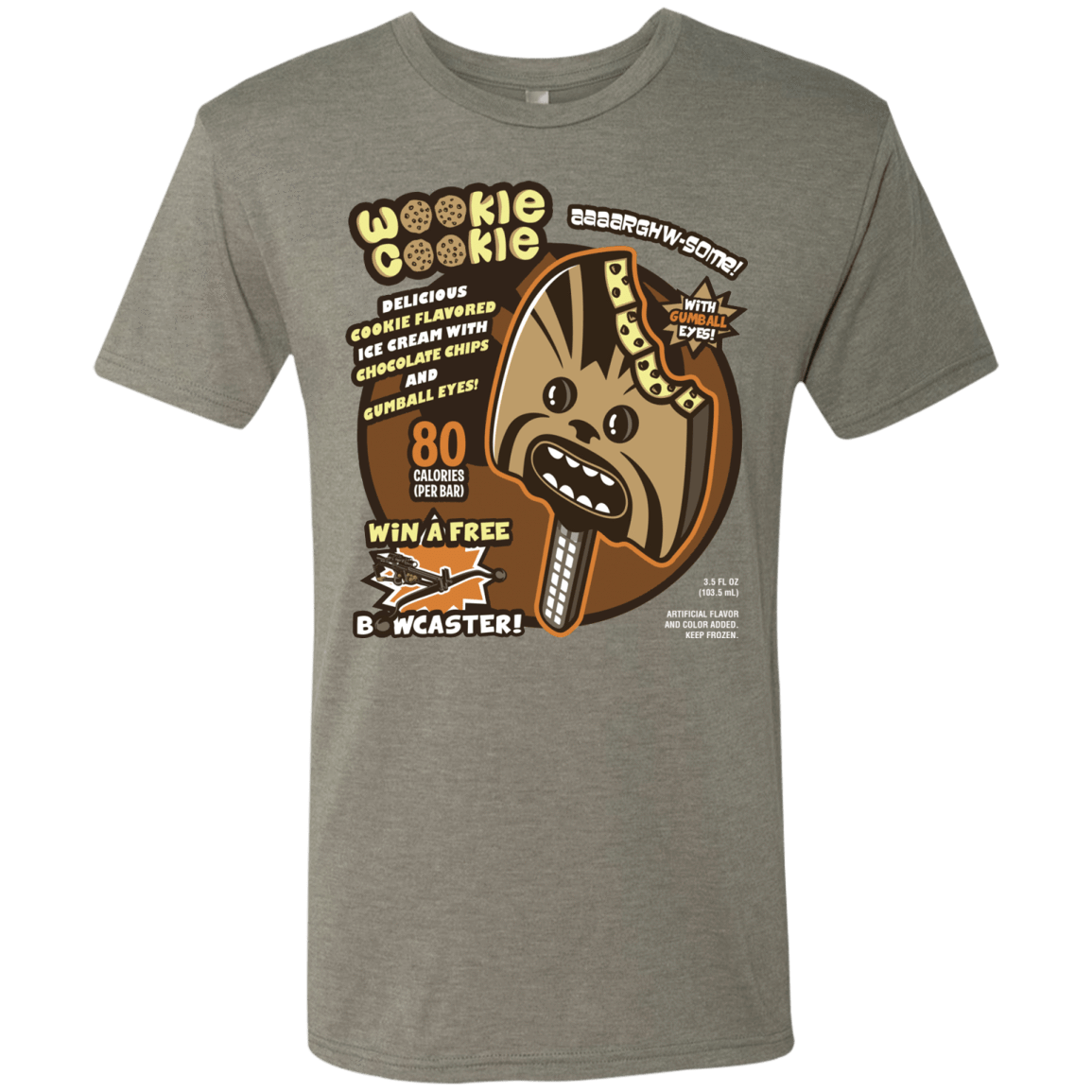 T-Shirts Venetian Grey / S Wookie Cookie Men's Triblend T-Shirt