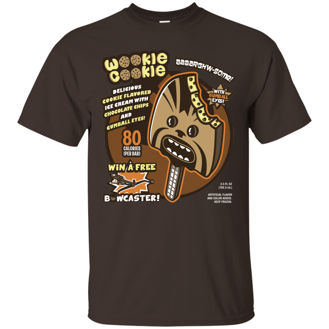 T-Shirts Dark Chocolate / S Wookie Cookie T-Shirt