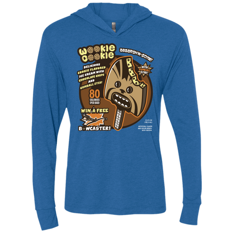 T-Shirts Vintage Royal / X-Small Wookie Cookie Triblend Long Sleeve Hoodie Tee