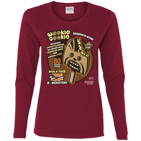 T-Shirts Cardinal / S Wookie Cookie Women's Long Sleeve T-Shirt