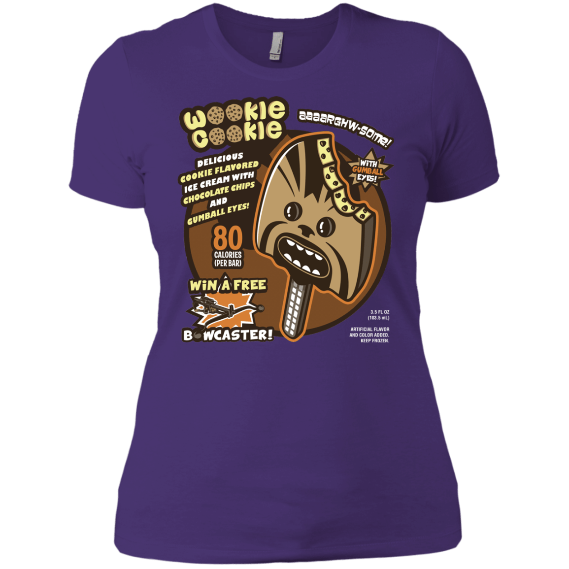 T-Shirts Purple Rush/ / X-Small Wookie Cookie Women's Premium T-Shirt