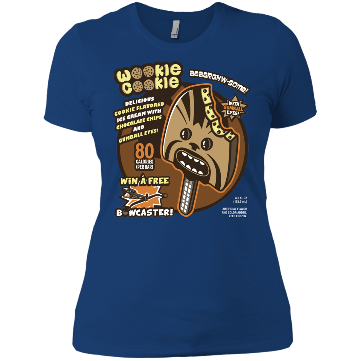 T-Shirts Royal / X-Small Wookie Cookie Women's Premium T-Shirt