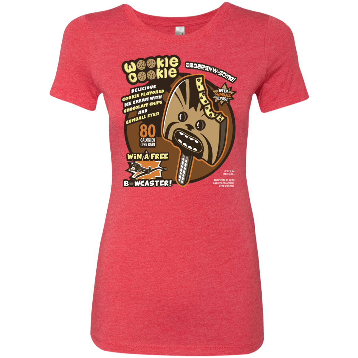 T-Shirts Vintage Red / S Wookie Cookie Women's Triblend T-Shirt