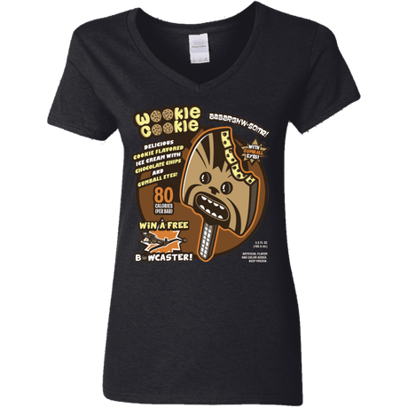 T-Shirts Black / S Wookie Cookie Women's V-Neck T-Shirt