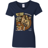 T-Shirts Navy / S Wookie Cookie Women's V-Neck T-Shirt