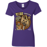 T-Shirts Purple / S Wookie Cookie Women's V-Neck T-Shirt