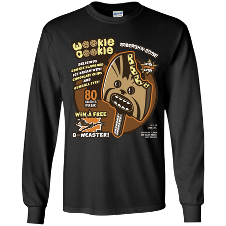 T-Shirts Black / YS Wookie Cookie Youth Long Sleeve T-Shirt