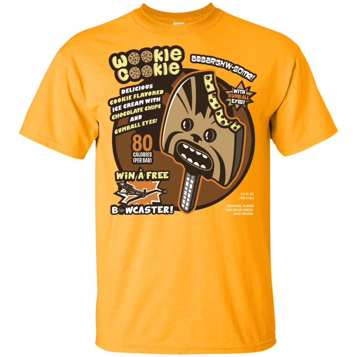 T-Shirts Gold / YXS Wookie Cookie Youth T-Shirt