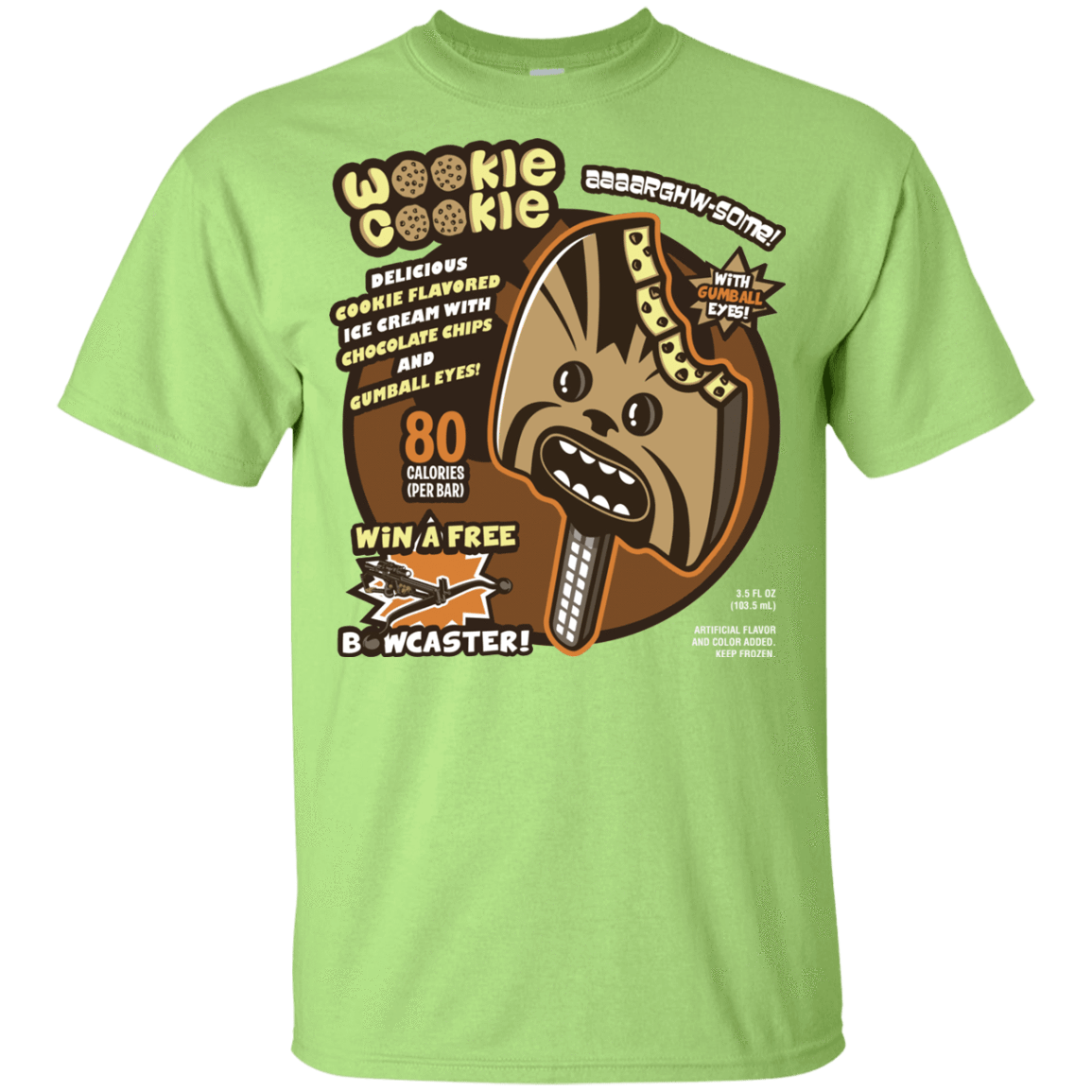 T-Shirts Mint Green / YXS Wookie Cookie Youth T-Shirt