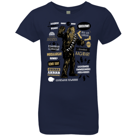 T-Shirts Midnight Navy / YXS Wookie Famous Quotes Girls Premium T-Shirt