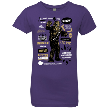 T-Shirts Purple Rush / YXS Wookie Famous Quotes Girls Premium T-Shirt