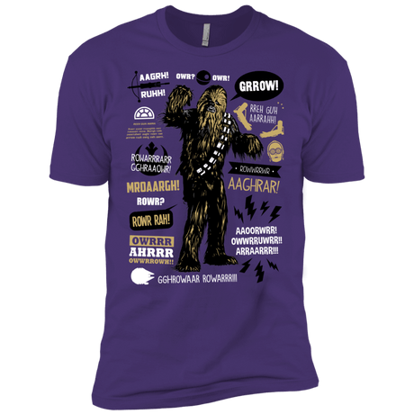 T-Shirts Purple / X-Small Wookie Famous Quotes Men's Premium T-Shirt