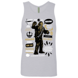 T-Shirts Heather Grey / Small Wookie Famous Quotes Men's Premium Tank Top