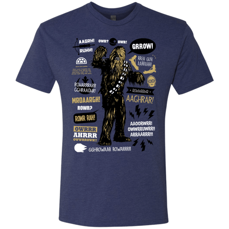 T-Shirts Vintage Navy / Small Wookie Famous Quotes Men's Triblend T-Shirt
