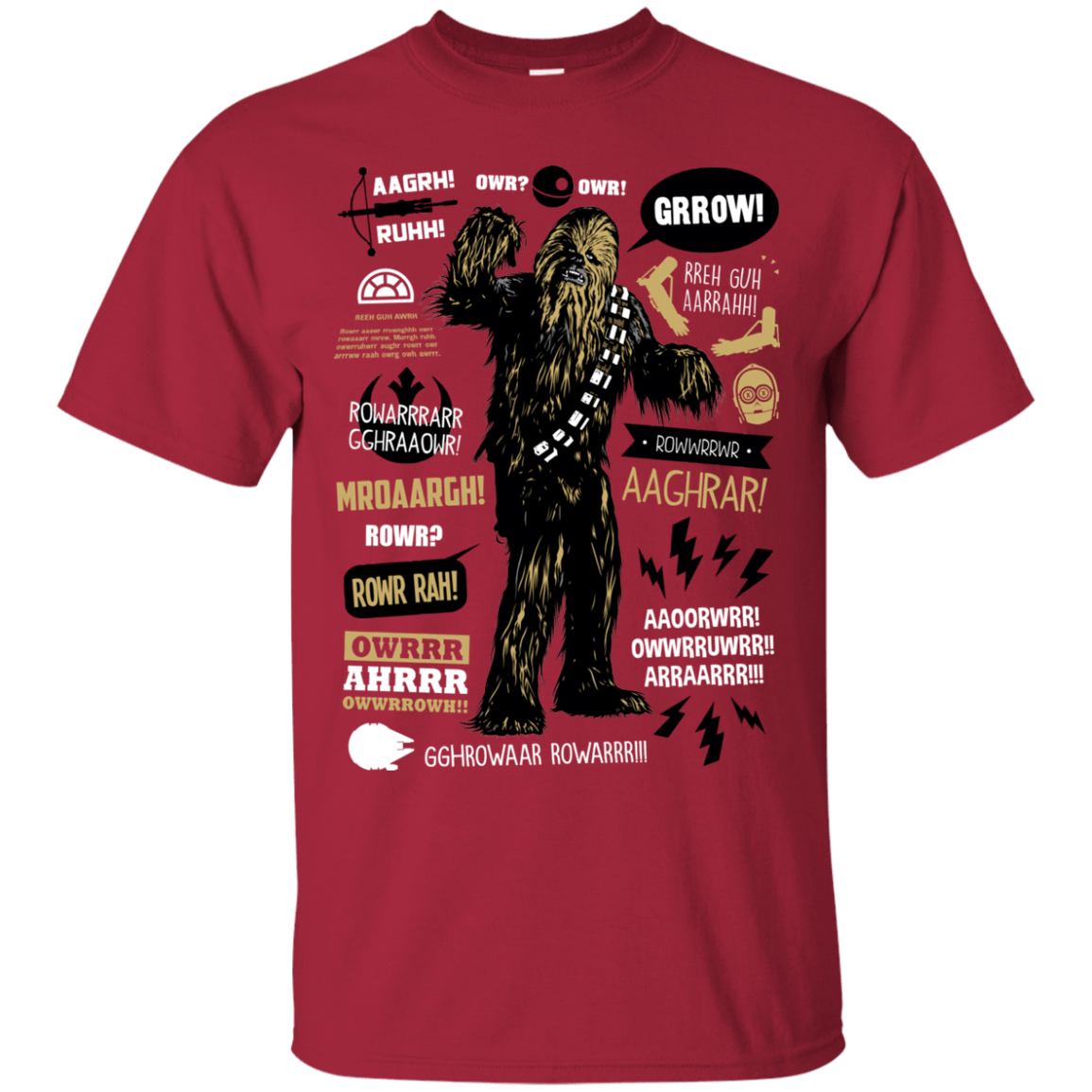 T-Shirts Cardinal / Small Wookie Famous Quotes T-Shirt