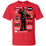 T-Shirts Red / Small Wookie Famous Quotes T-Shirt