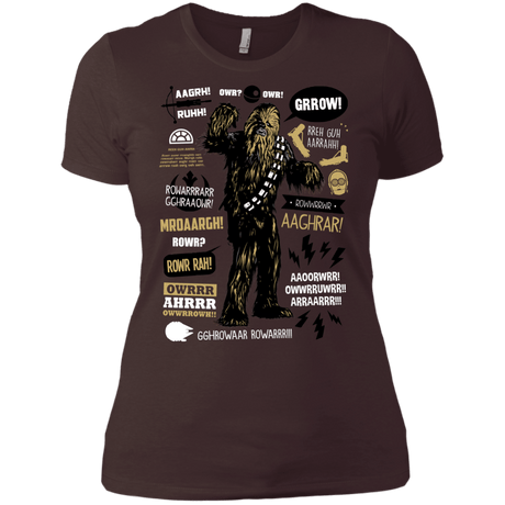 T-Shirts Dark Chocolate / X-Small Wookie Famous Quotes Women's Premium T-Shirt