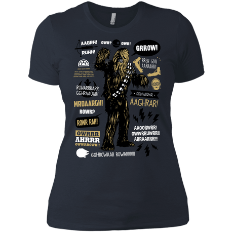 T-Shirts Indigo / X-Small Wookie Famous Quotes Women's Premium T-Shirt