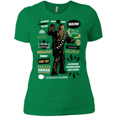 T-Shirts Kelly Green / X-Small Wookie Famous Quotes Women's Premium T-Shirt