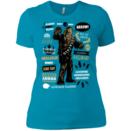 T-Shirts Turquoise / X-Small Wookie Famous Quotes Women's Premium T-Shirt