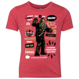 T-Shirts Vintage Red / YXS Wookie Famous Quotes Youth Triblend T-Shirt