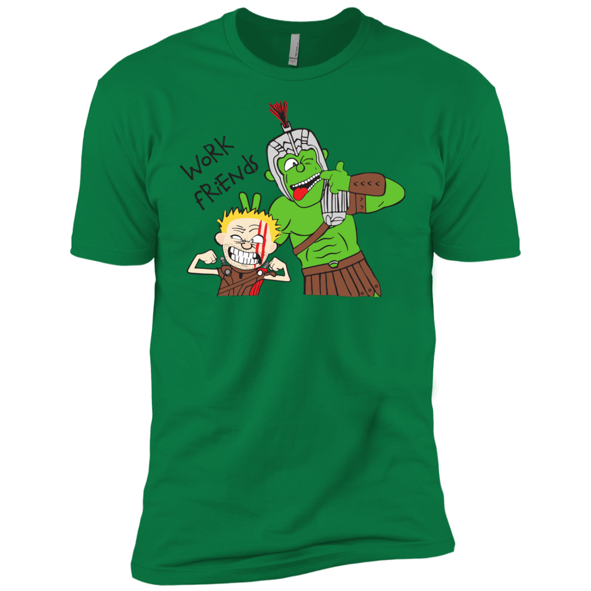 T-Shirts Kelly Green / X-Small Work Friends Men's Premium T-Shirt