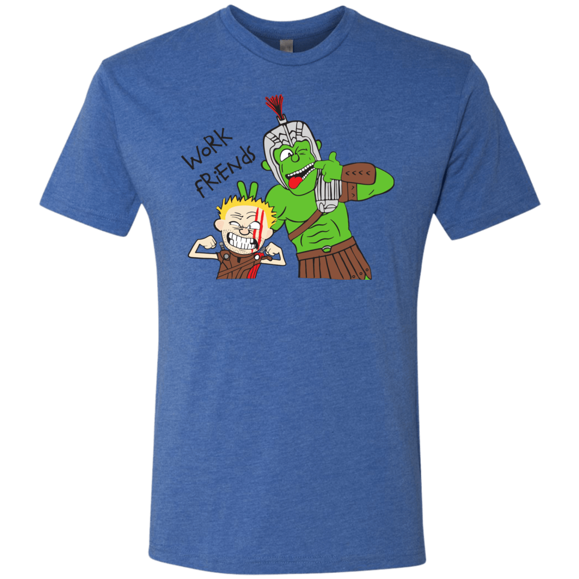 T-Shirts Vintage Royal / Small Work Friends Men's Triblend T-Shirt