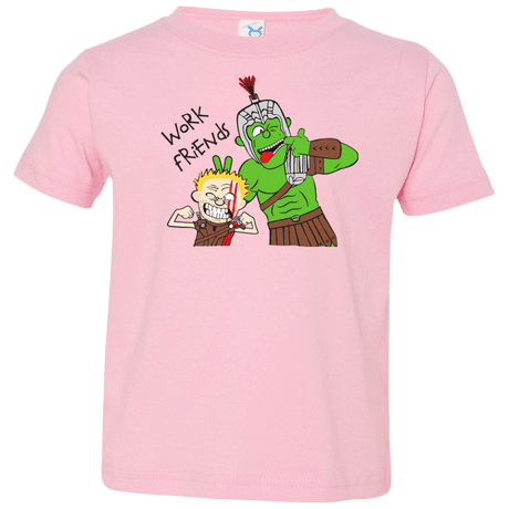 T-Shirts Pink / 2T Work Friends Toddler Premium T-Shirt