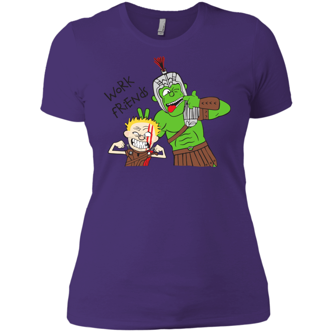 T-Shirts Purple / X-Small Work Friends Women's Premium T-Shirt