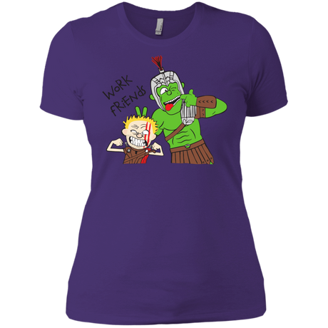 T-Shirts Purple / X-Small Work Friends Women's Premium T-Shirt