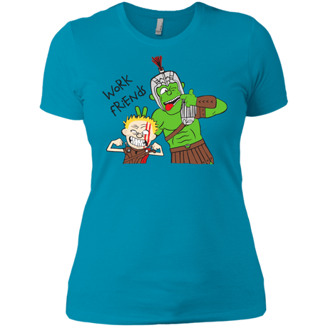 T-Shirts Turquoise / X-Small Work Friends Women's Premium T-Shirt