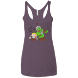 T-Shirts Vintage Purple / X-Small Work Friends Women's Triblend Racerback Tank