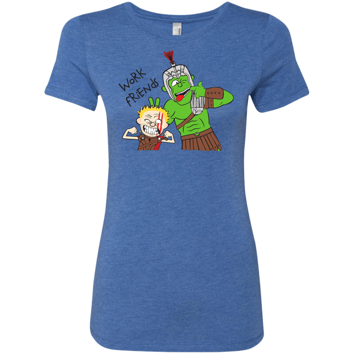 T-Shirts Vintage Royal / Small Work Friends Women's Triblend T-Shirt