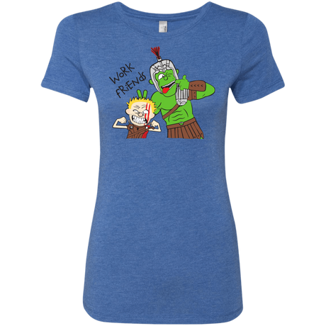 T-Shirts Vintage Royal / Small Work Friends Women's Triblend T-Shirt