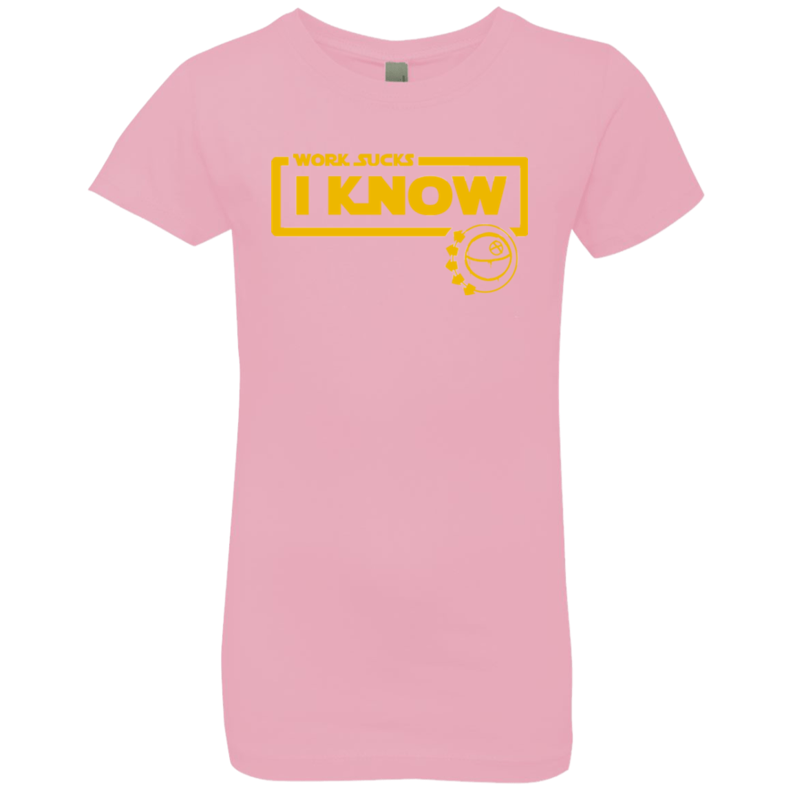 T-Shirts Light Pink / YXS Work Sucks Girls Premium T-Shirt