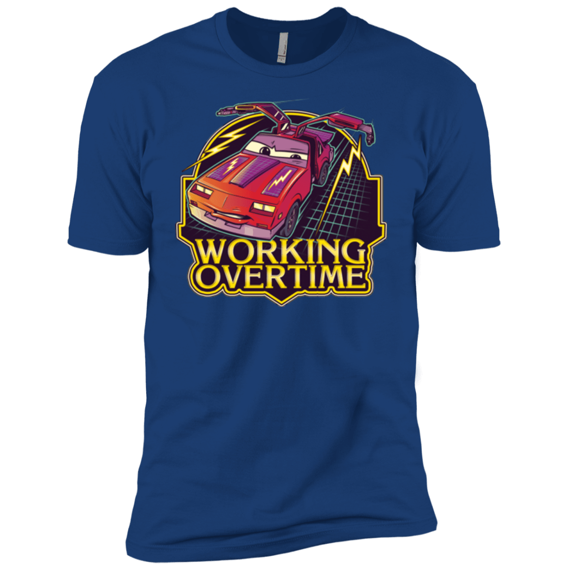 T-Shirts Royal / YXS Working Overtime Boys Premium T-Shirt