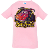 T-Shirts Pink / 6 Months Working Overtime Infant PremiumT-Shirt