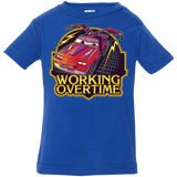 T-Shirts Royal / 6 Months Working Overtime Infant PremiumT-Shirt