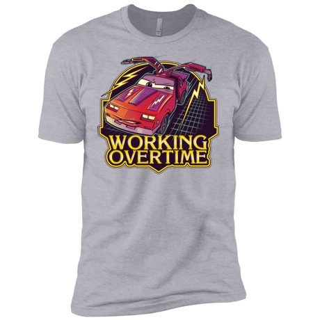 T-Shirts Heather Grey / X-Small Working Overtime Men's Premium T-Shirt