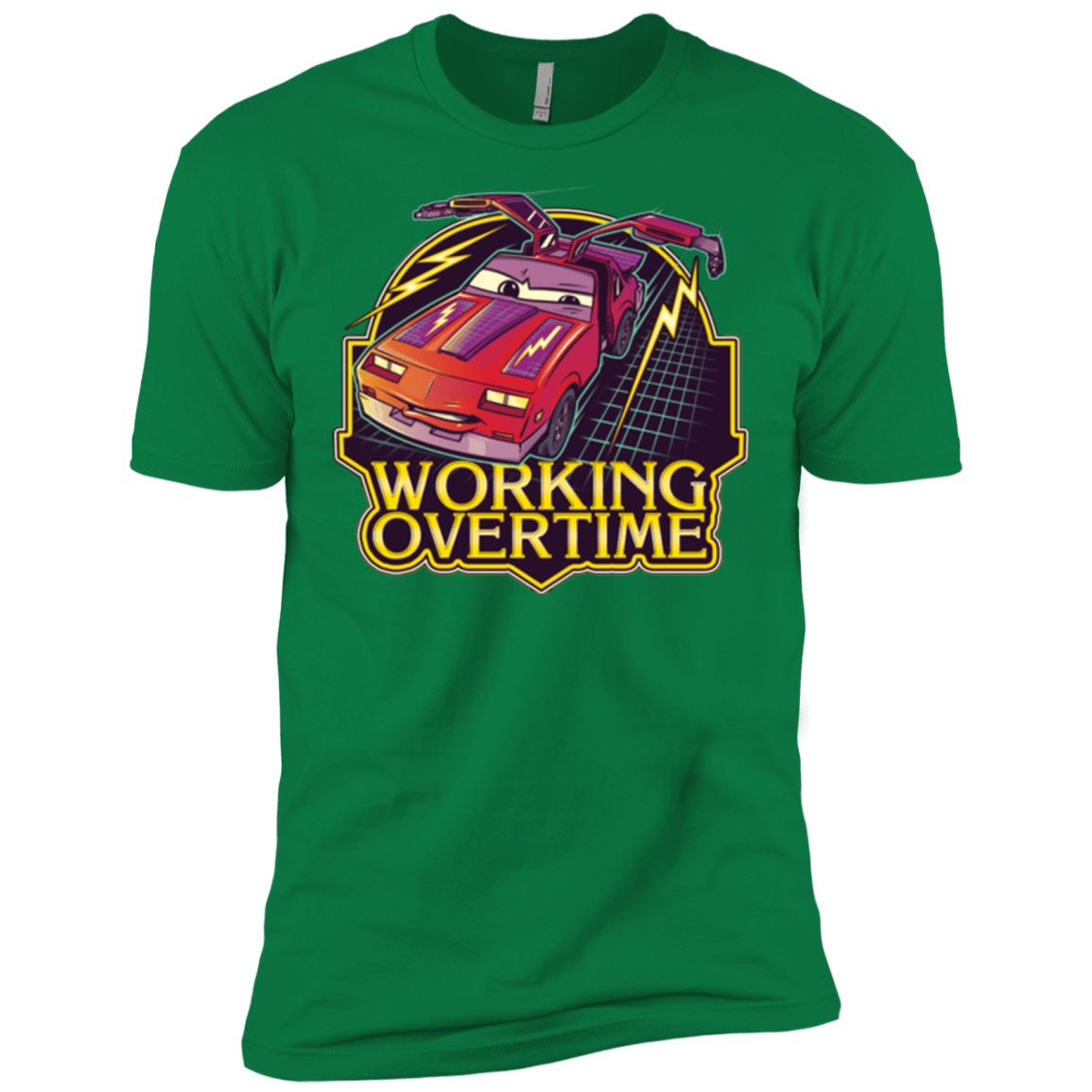 T-Shirts Kelly Green / X-Small Working Overtime Men's Premium T-Shirt