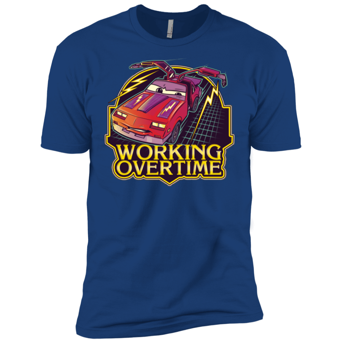 T-Shirts Royal / X-Small Working Overtime Men's Premium T-Shirt