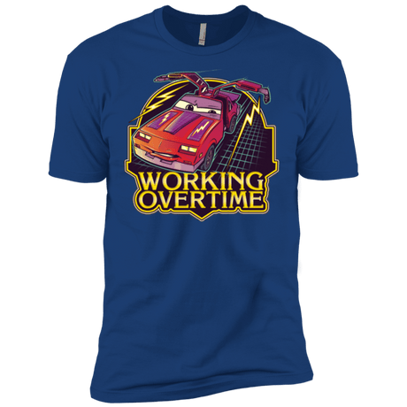 T-Shirts Royal / X-Small Working Overtime Men's Premium T-Shirt