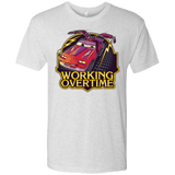 T-Shirts Heather White / Small Working Overtime Men's Triblend T-Shirt