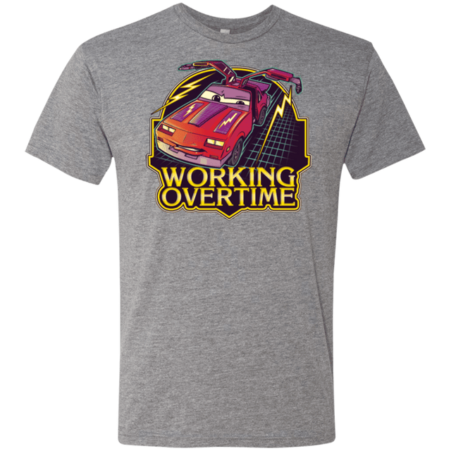 T-Shirts Premium Heather / Small Working Overtime Men's Triblend T-Shirt