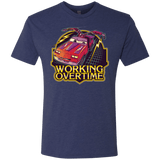 T-Shirts Vintage Navy / Small Working Overtime Men's Triblend T-Shirt