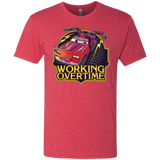 T-Shirts Vintage Red / Small Working Overtime Men's Triblend T-Shirt