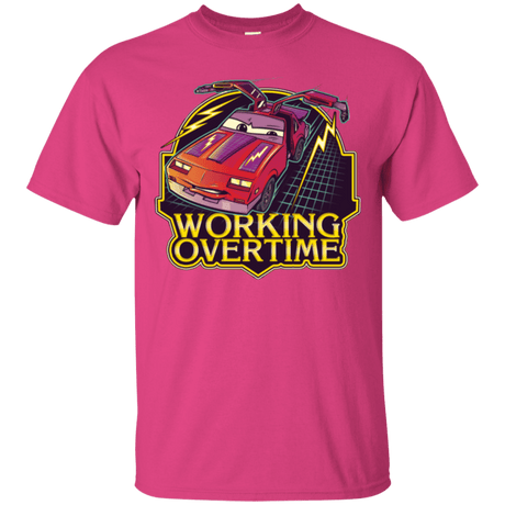T-Shirts Heliconia / Small Working Overtime T-Shirt