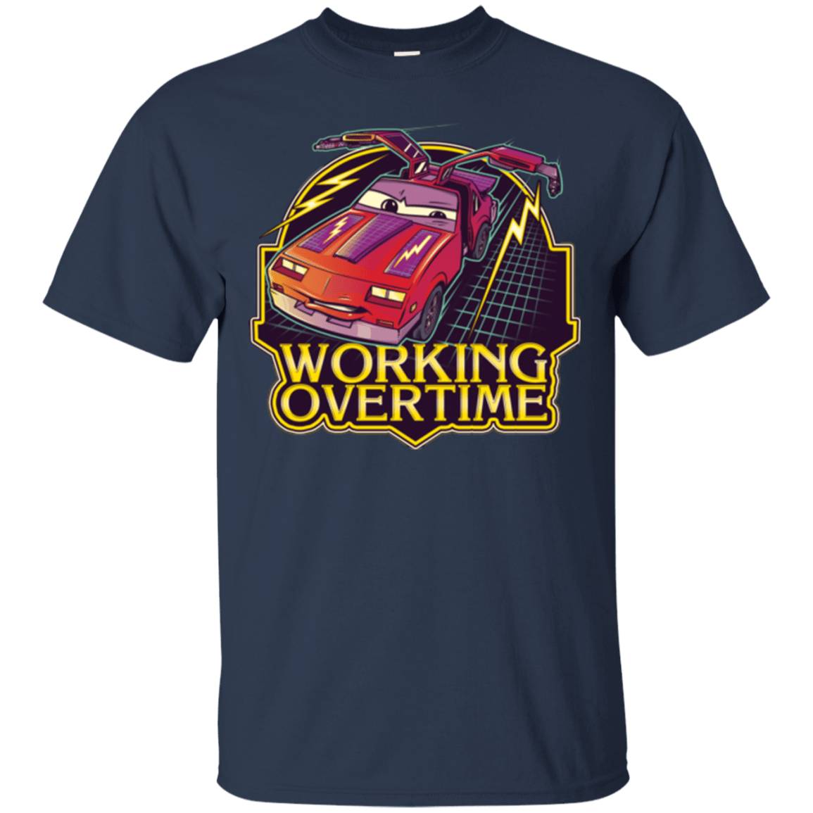T-Shirts Navy / Small Working Overtime T-Shirt