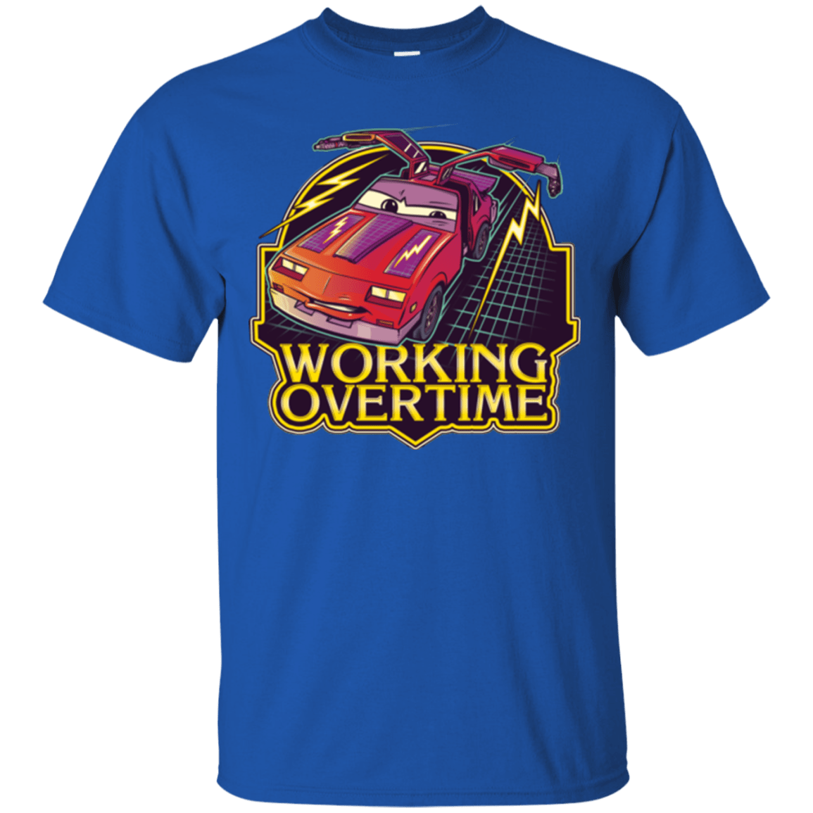 T-Shirts Royal / Small Working Overtime T-Shirt