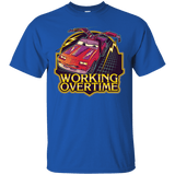 T-Shirts Royal / Small Working Overtime T-Shirt
